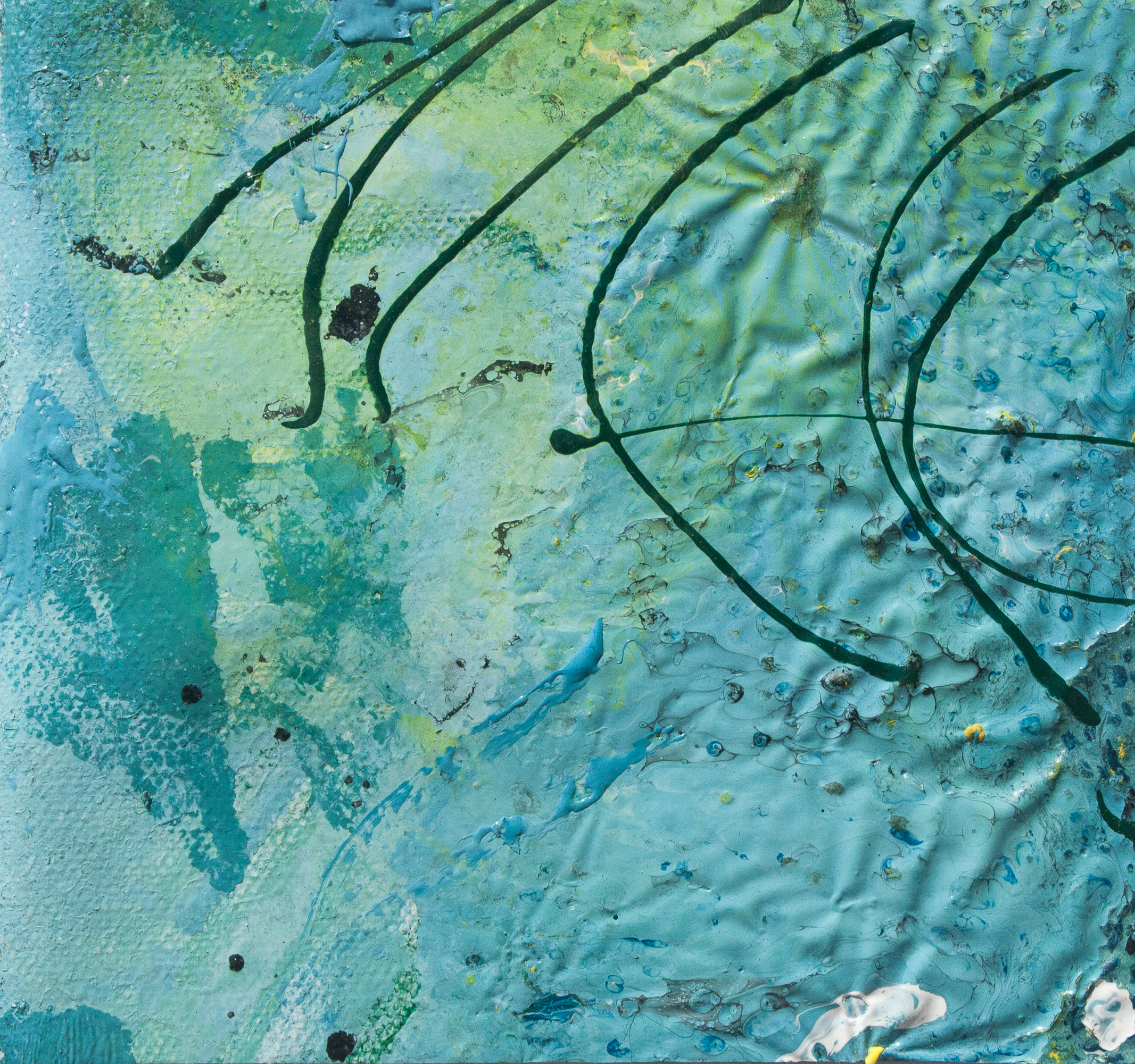 This artwork is the n. 10 of the 30 equal pieces (cm13xcm13,7) of the painting PPP Light Blue Abstract (cm 78x68,8). My PPP (Pieces Painting Project) consists of creating a painting and then dividing it and cutting it in several pieces, so that each buyer will own a different part of the artwork.