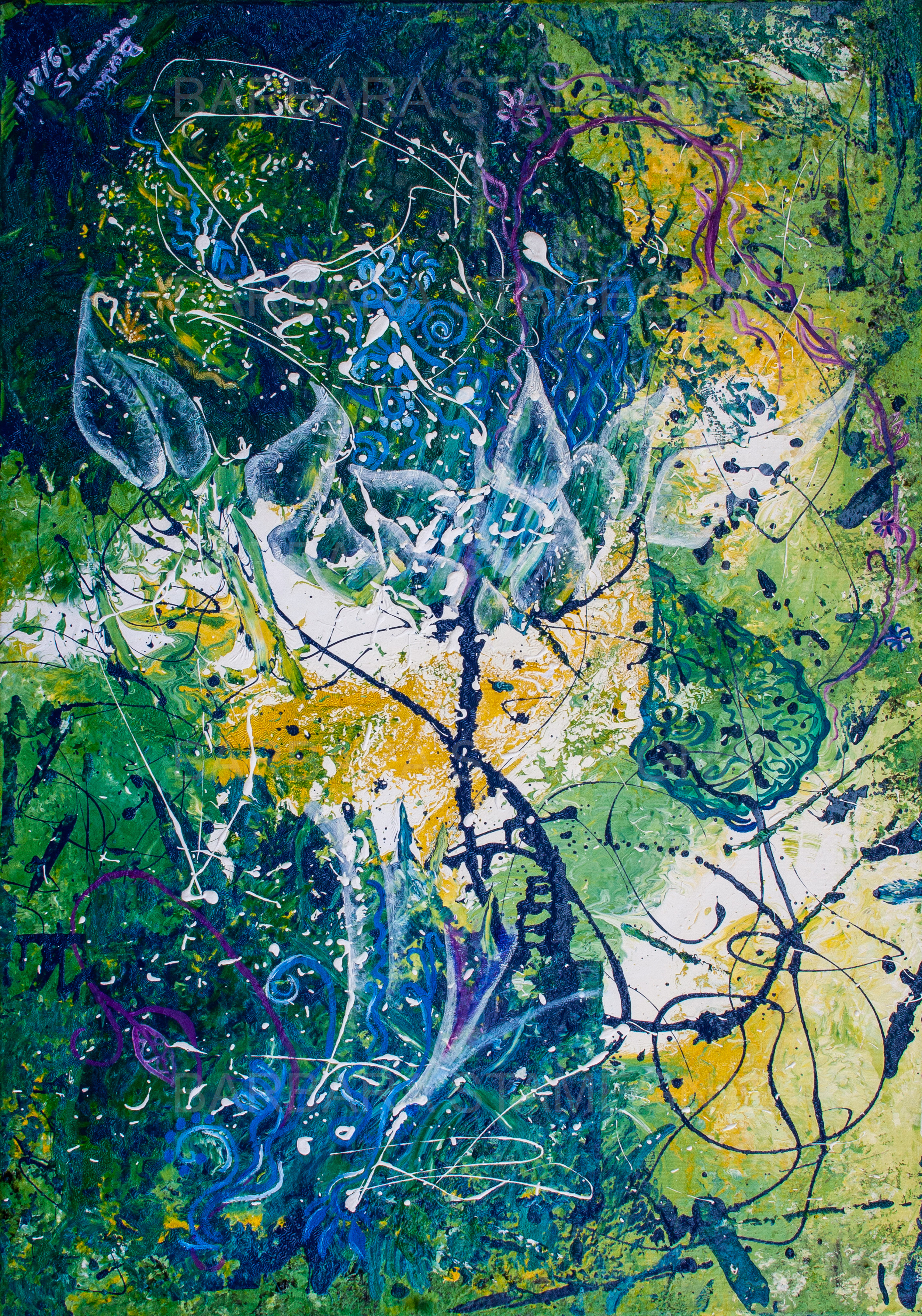 Celestial Blue Flower